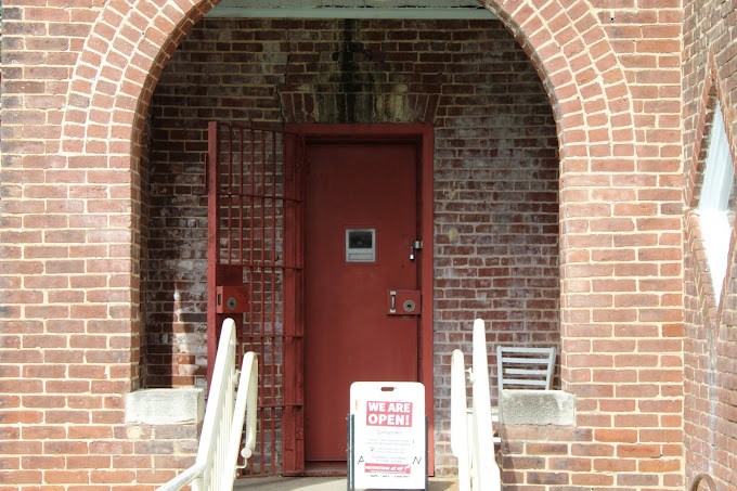 Old Scott County Jail 1892 Limestone Building in Downtown Georgetown